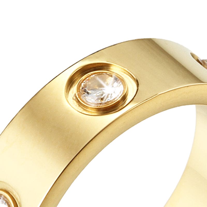Roostick Love Wedding Eight Diamonds Ring