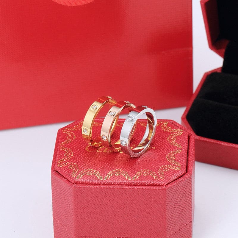 Roostick Love Wedding Eight Diamonds Ring