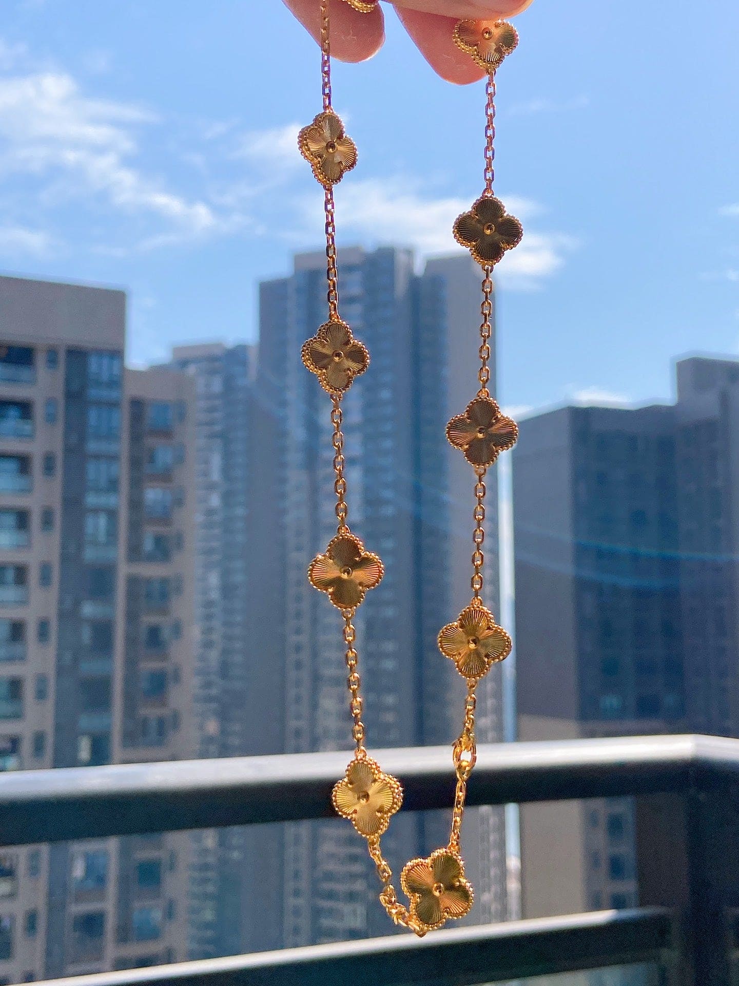 Roostick Vintage Alhambra 10 Motifs Necklace