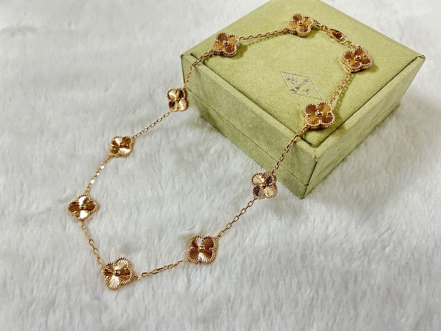 Roostick Vintage Alhambra 10 Motifs Necklace