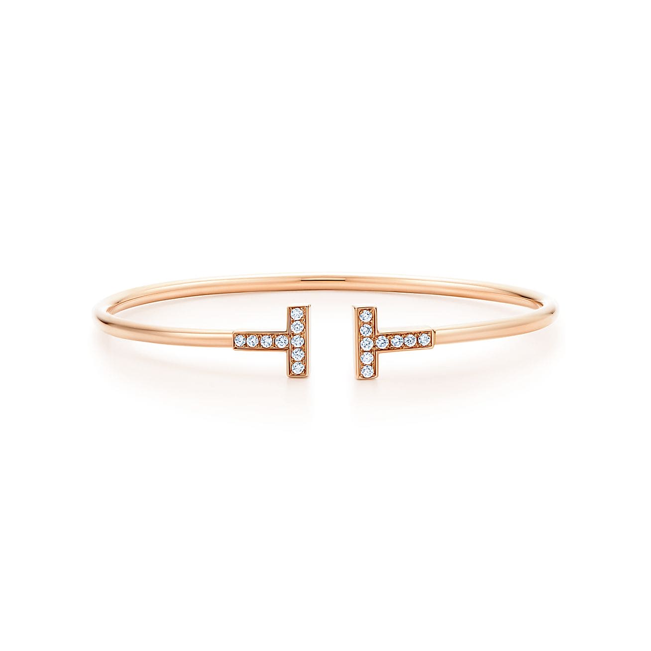 Roostick T Plain Diamond Wire Bracelet