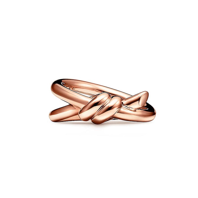 Roostick Knot Double Row Ring