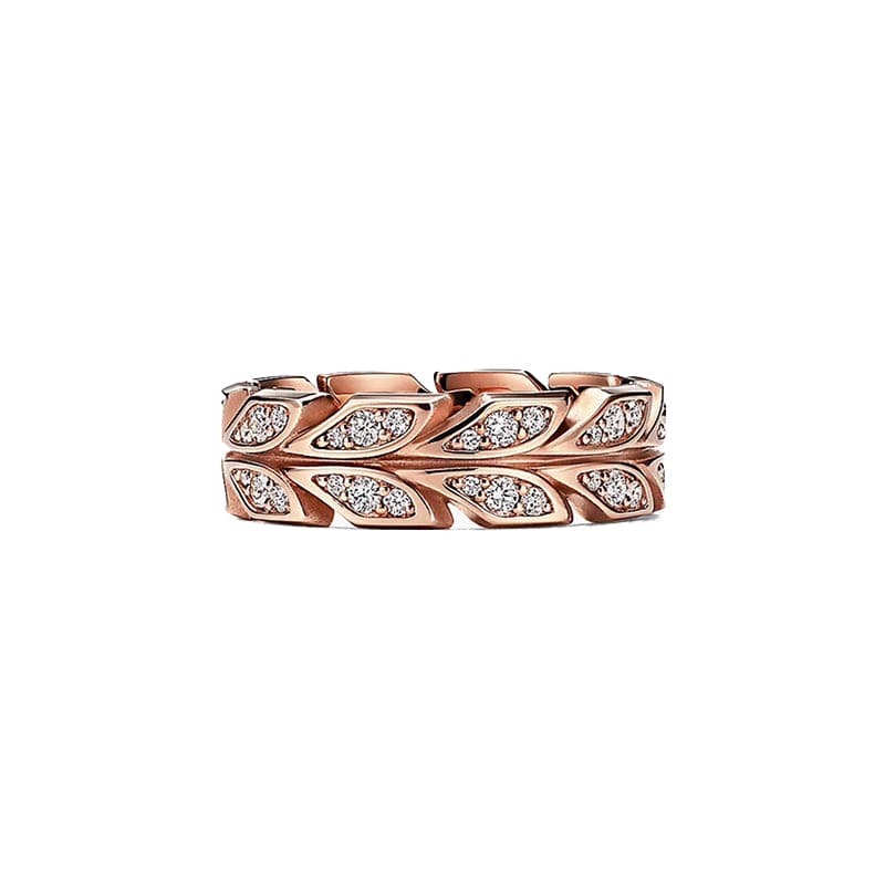 Roostick Victoria Vine Band Diamond Ring