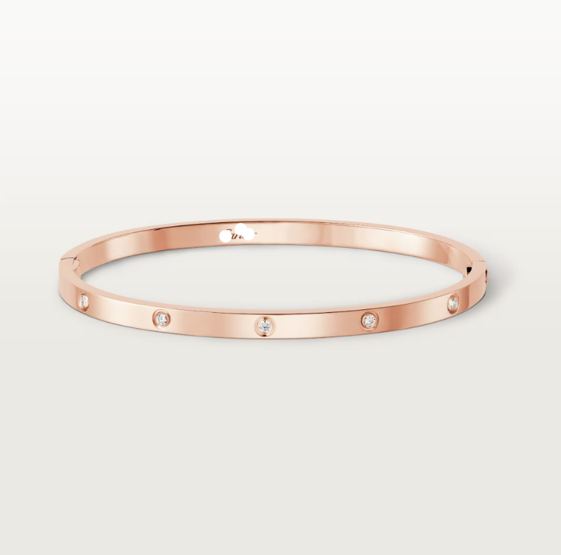 18K 10 Diamond Love Bracelet Timeless Luxury