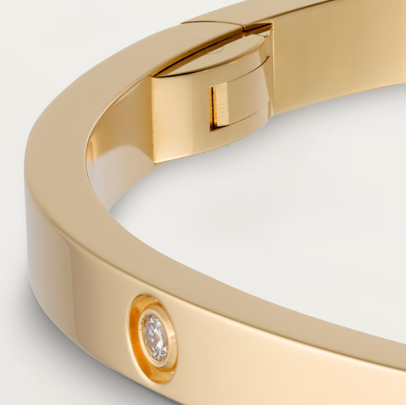 18K 10 Diamond Love Bracelet Timeless Luxury