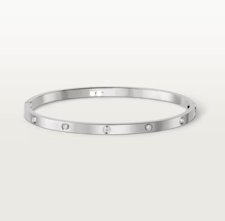 18K 10 Diamond Love Bracelet Timeless Luxury