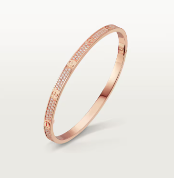 18K Diamonds Paved Love Bracelet Radiant Elegance