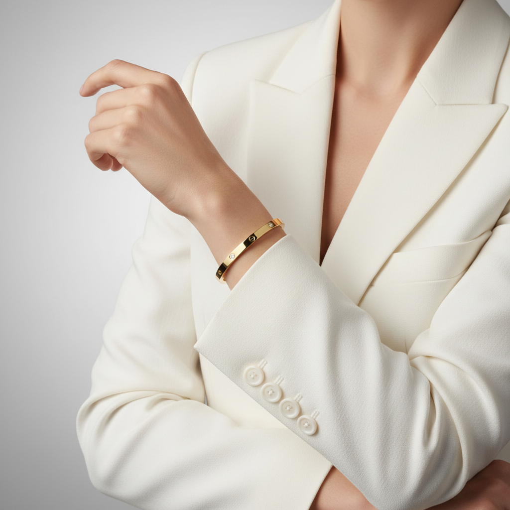 18K Gold Vermeil Love Bracelet