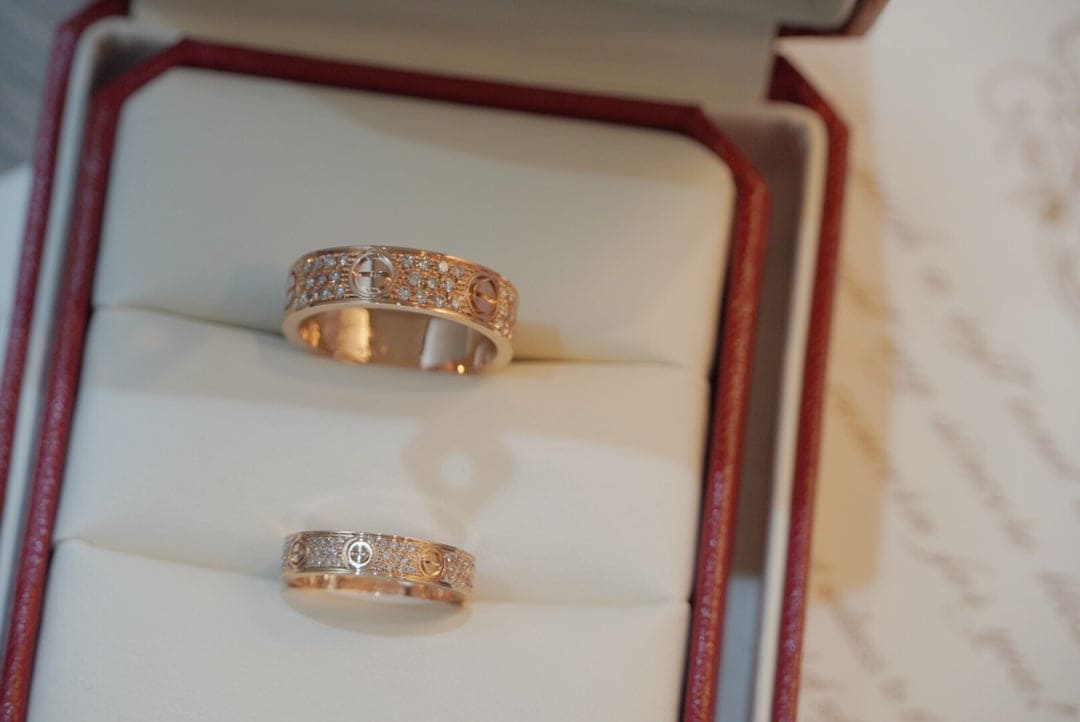 18K Love 6 Diamond Paved Ring