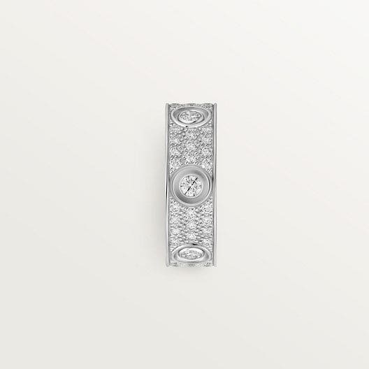 18K Love 6 Diamond Paved Ring