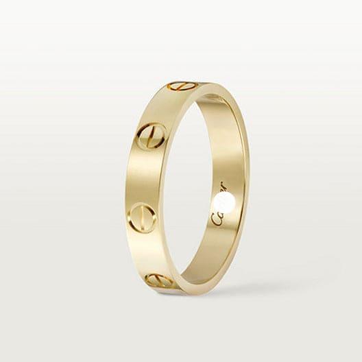 18K Love Classic Ring Timeless Gold Elegance