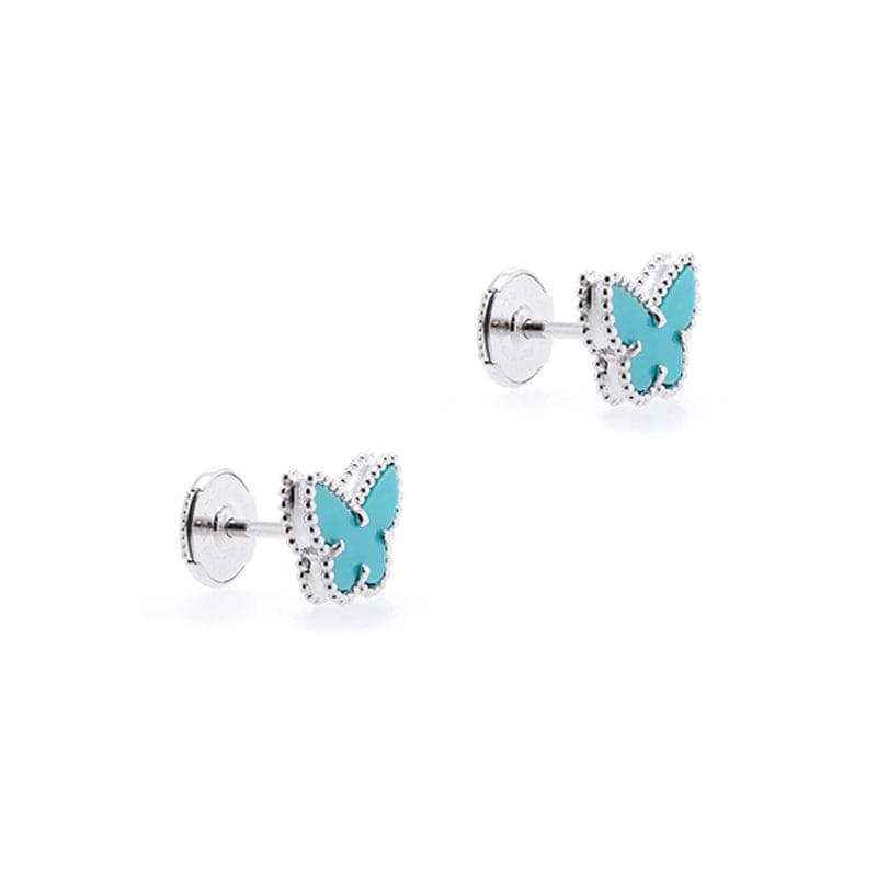 18k Sweet Alhambra Butterfly Stud Earrings