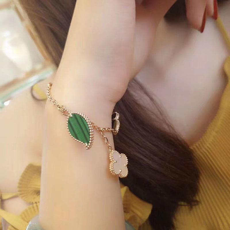 Roostick Lucky Alhambra Four Motifs Clover Bracelet