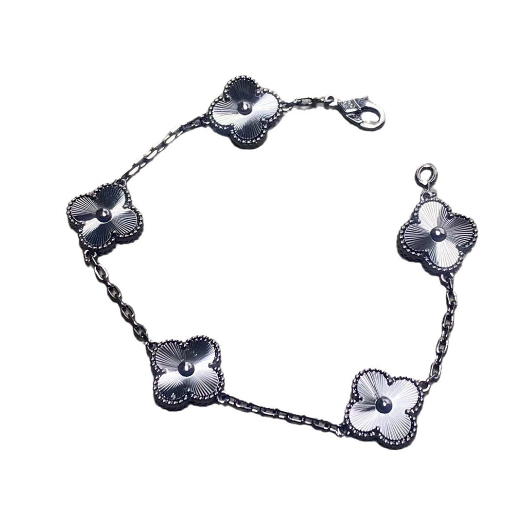 Roostick Vintage Alhambra Full Black Bracelet