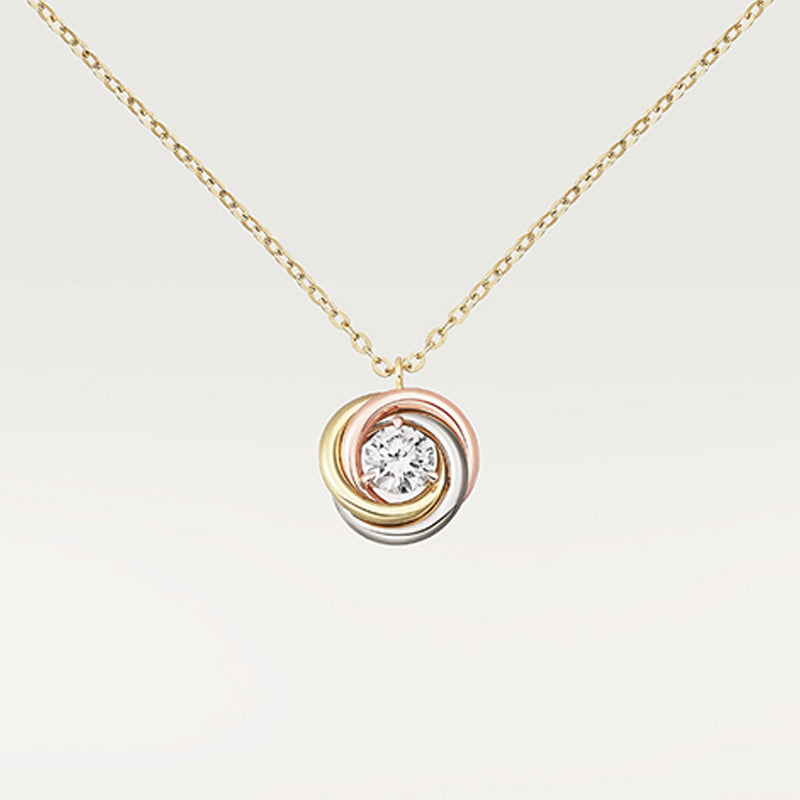 Roostick Trinity Diamond Necklace