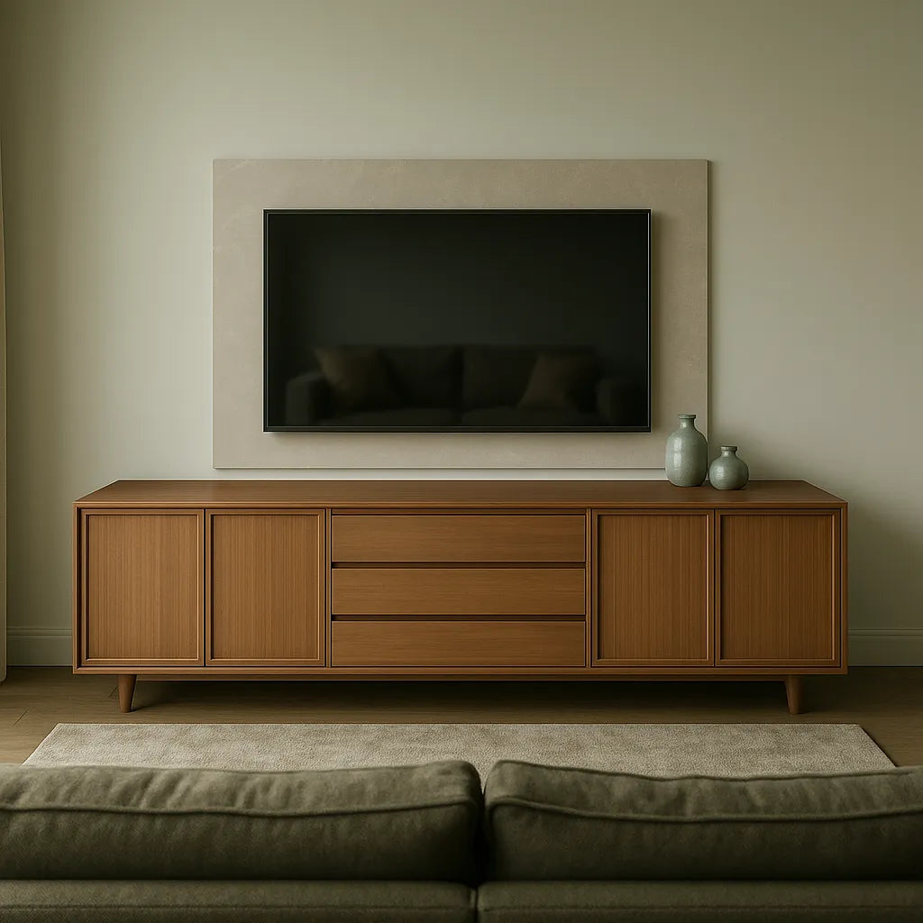 Modern TV Cabinet Elegant Storage Solution Living Room