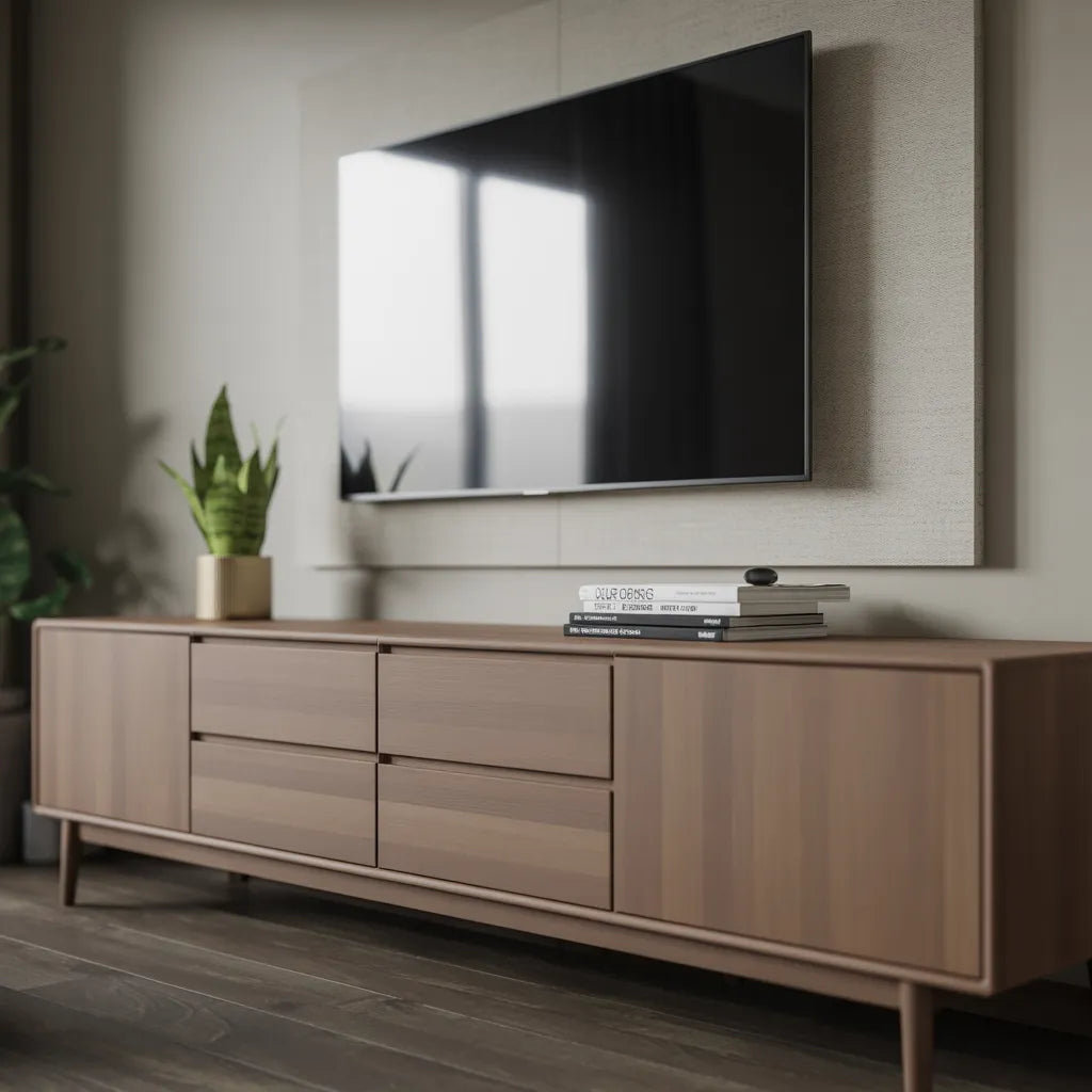Modern TV Cabinet Elegant Storage Solution Living Room