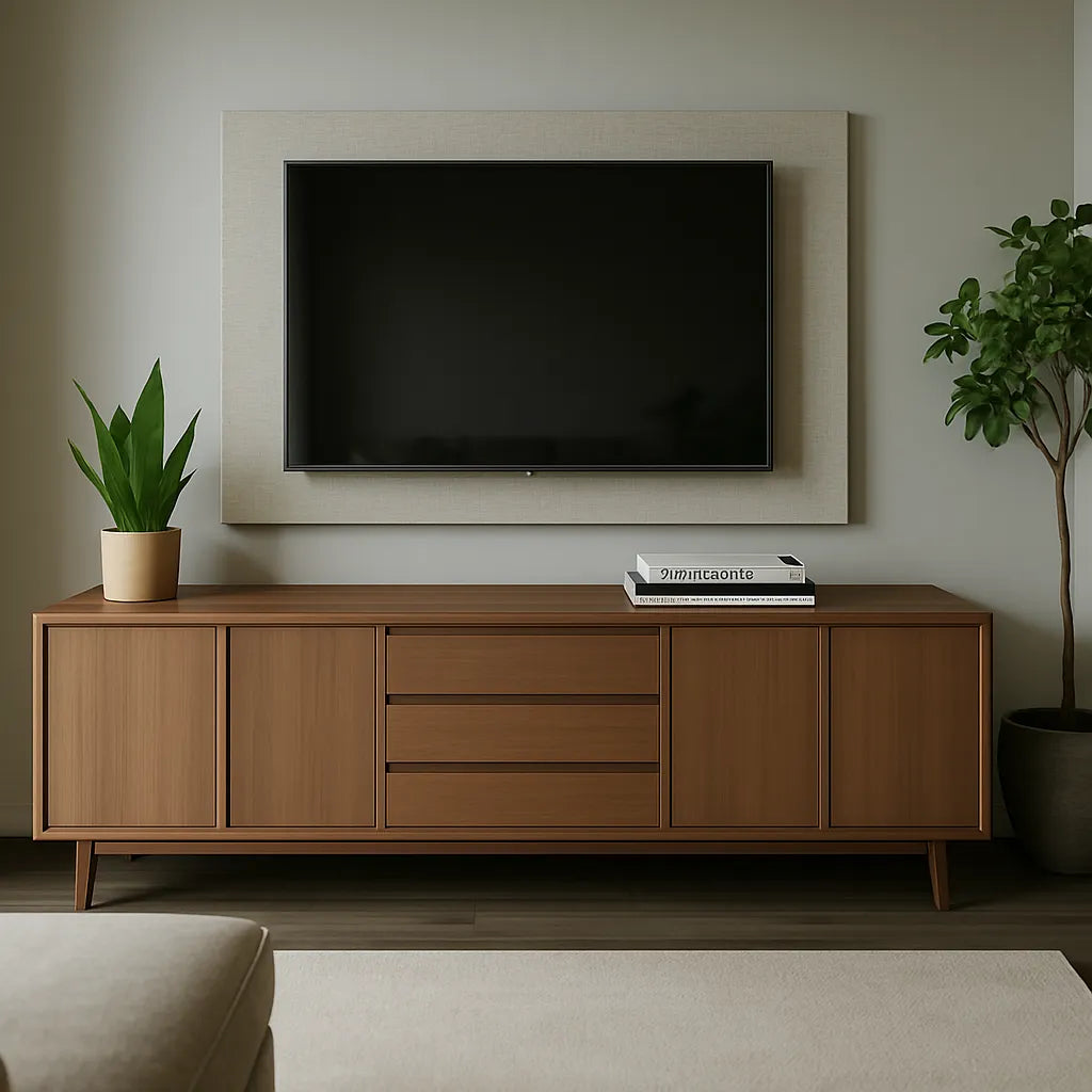 Modern TV Cabinet Elegant Storage Solution Living Room