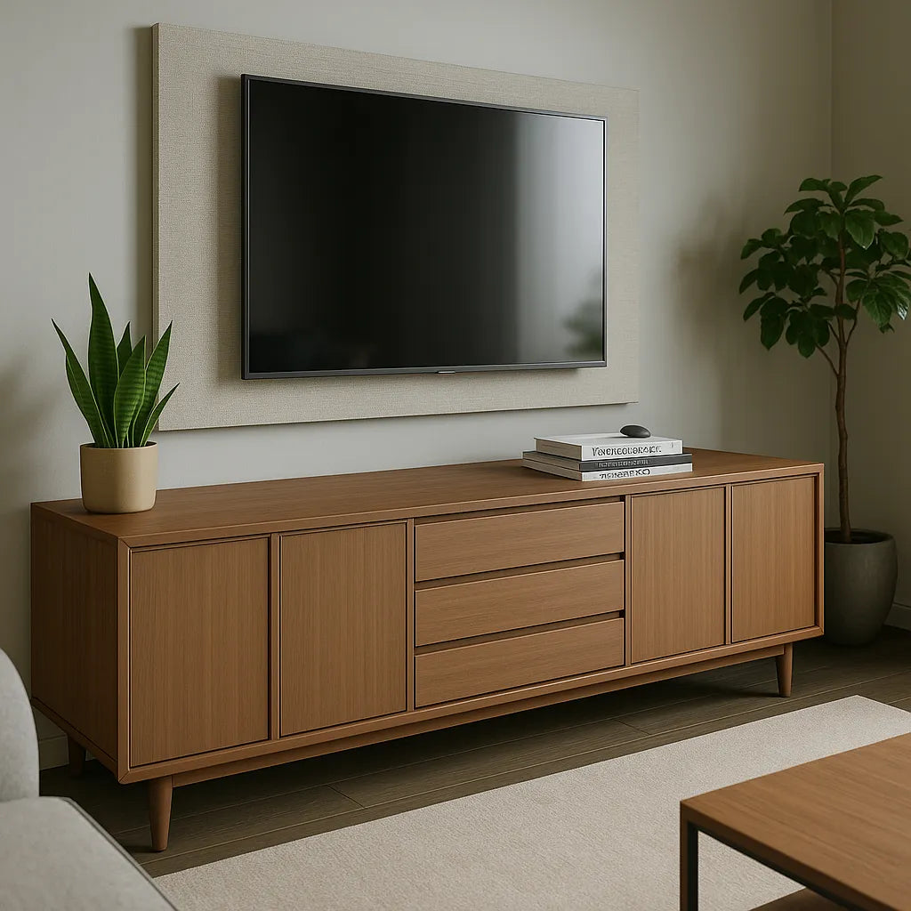 Modern TV Cabinet Elegant Storage Solution Living Room