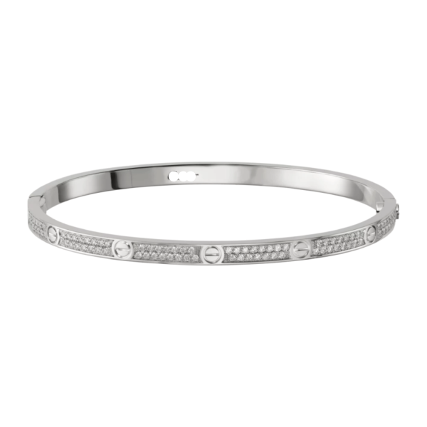 Roostick 18K  Diamonds-Paved Love Bracelet