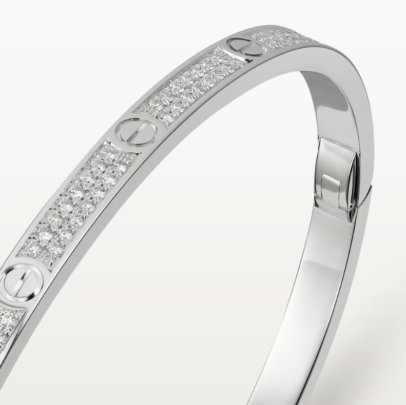 Roostick 18K  Diamonds-Paved Love Bracelet