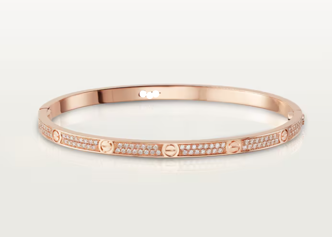 Roostick 18K  Diamonds-Paved Love Bracelet