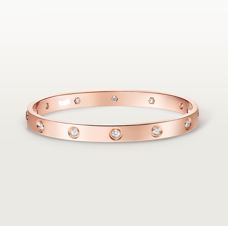 Roostick 18K 10 Diamonds Love Bracelet