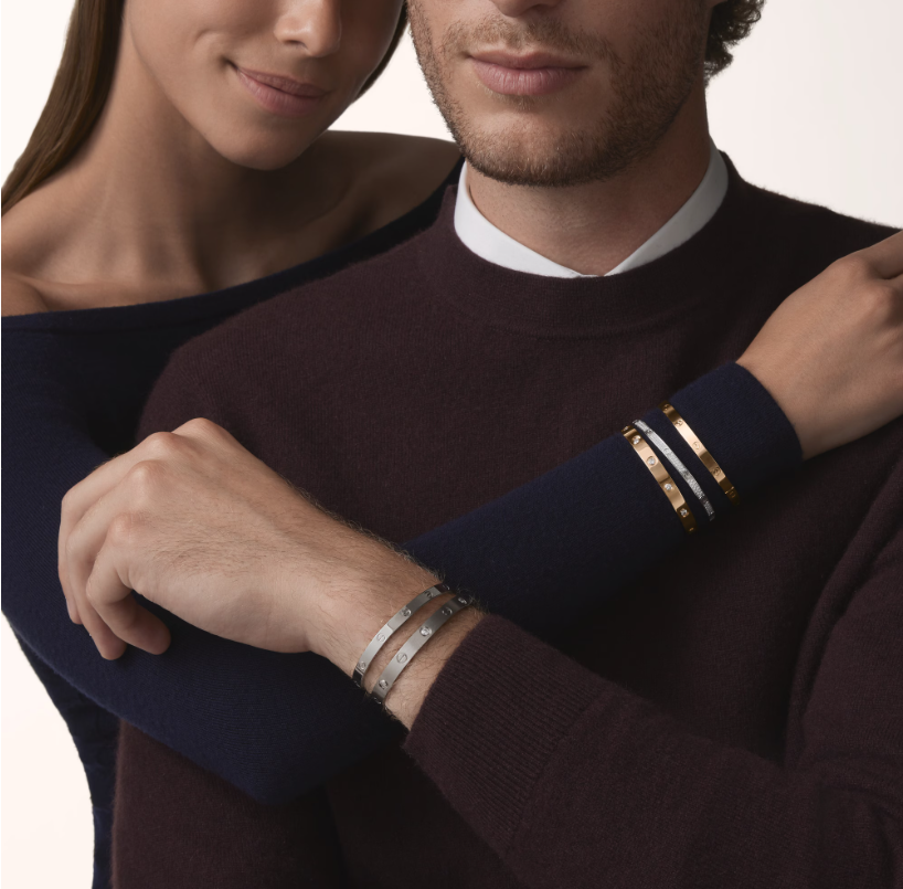 Roostick 18K 10 Diamonds Love Bracelet