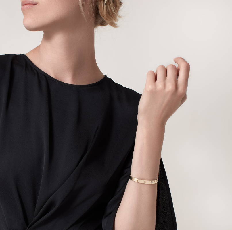 Roostick Open Cuff 1 Diamond Love Bracelet