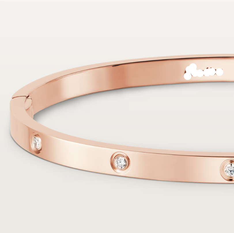 Roostick 18K 10 Diamond Love Bracelet