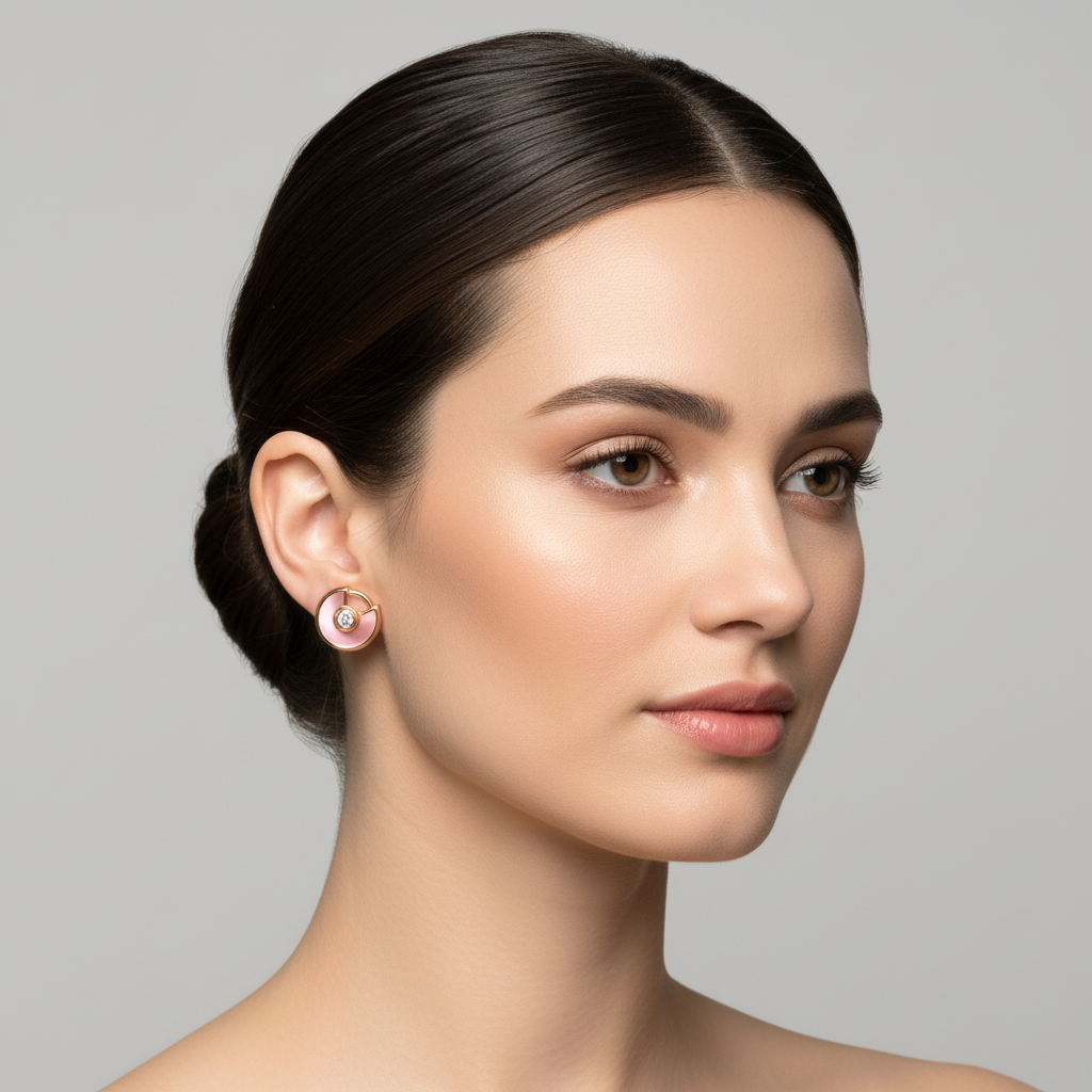 Amulette de Pink Diamond Earrings