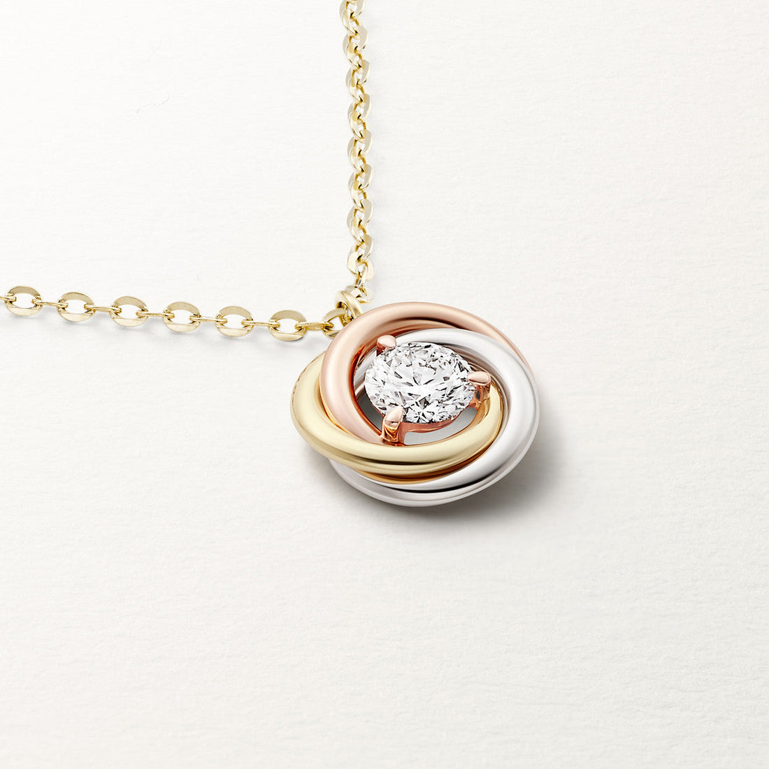 Roostick Trinity Diamond Necklace