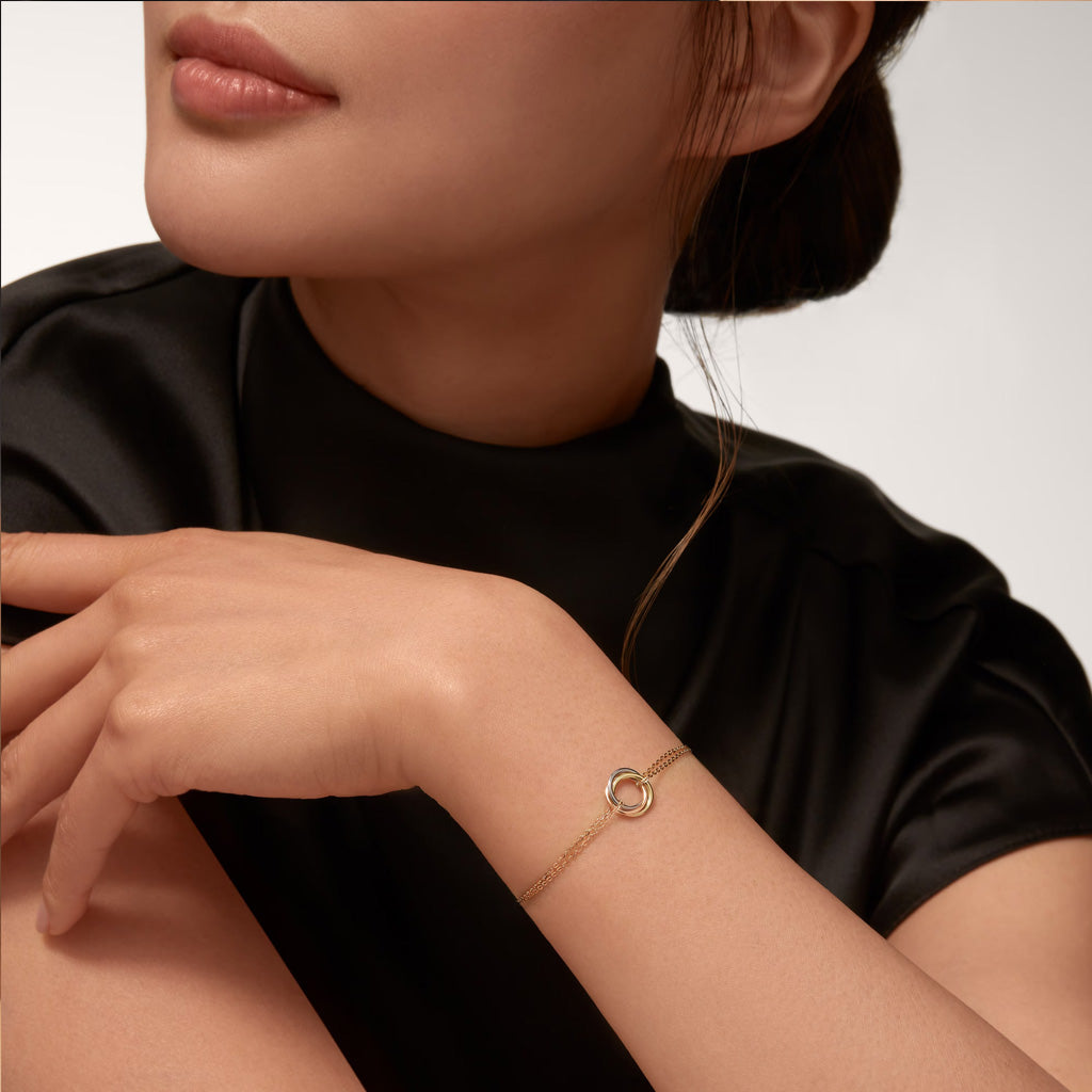 Baby Trinity Charm Bracelet Golden