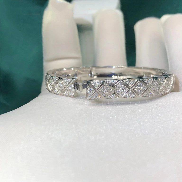 Roostick Crush Bracelet Silver Full Diamond