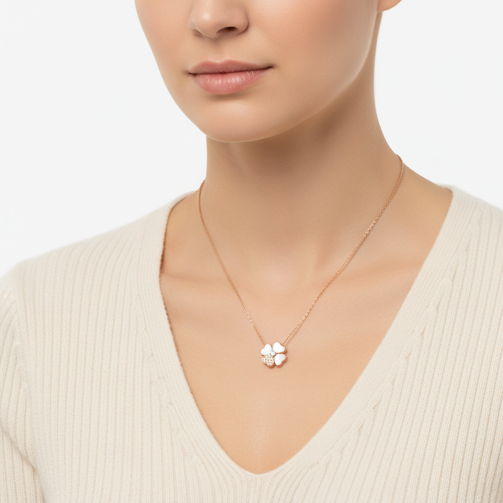 Cosmos Clip Pendant Necklace