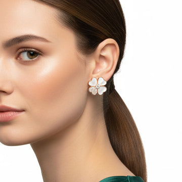 Cosmos Medium Earrings 18K Gold Vermeil