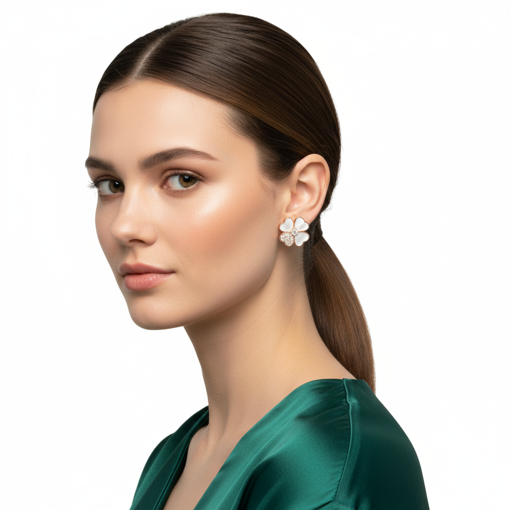 Cosmos Medium Earrings 18K Gold Vermeil