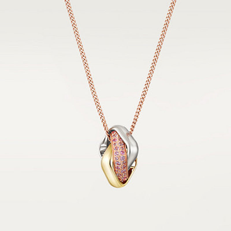 Roostick Trinity Pink Diamond Necklace