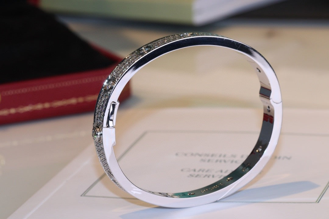 Diamond Paved Love Bracelet