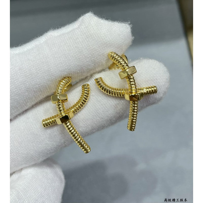 Écrou De Earrings 18K Gold Vermeil