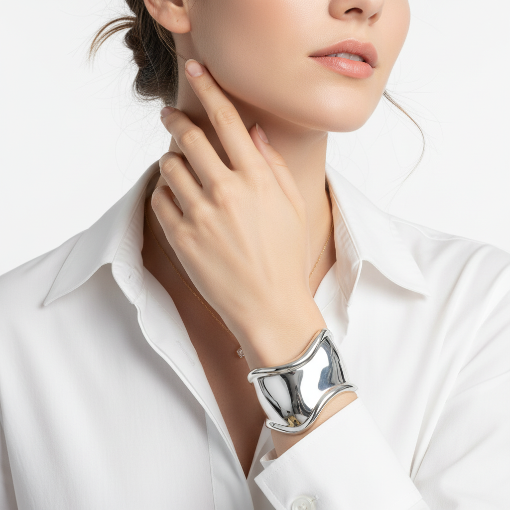 Elsa Peretti Medium Bone Cuff Bracelet