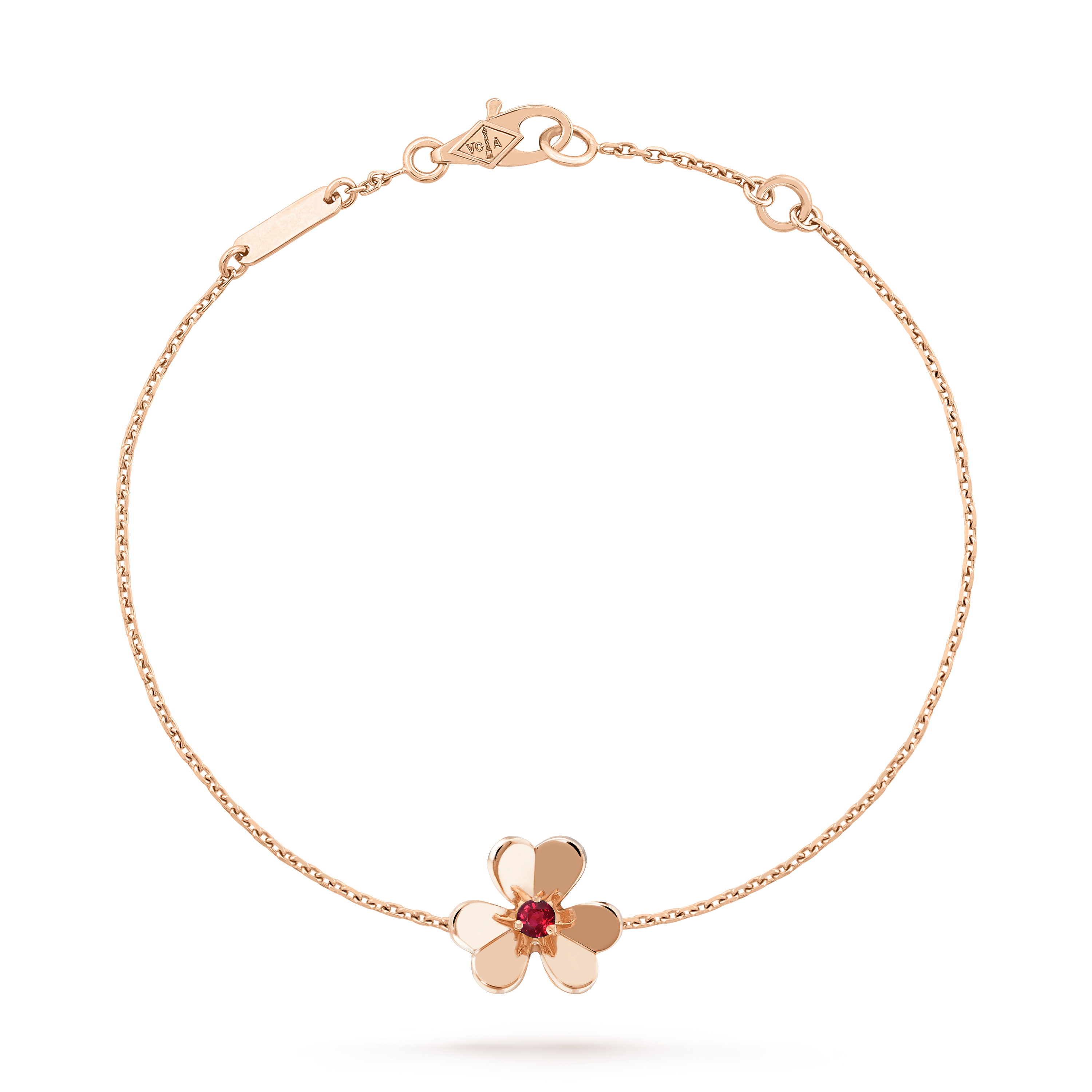 Frivole Ruby Clover Bracelet