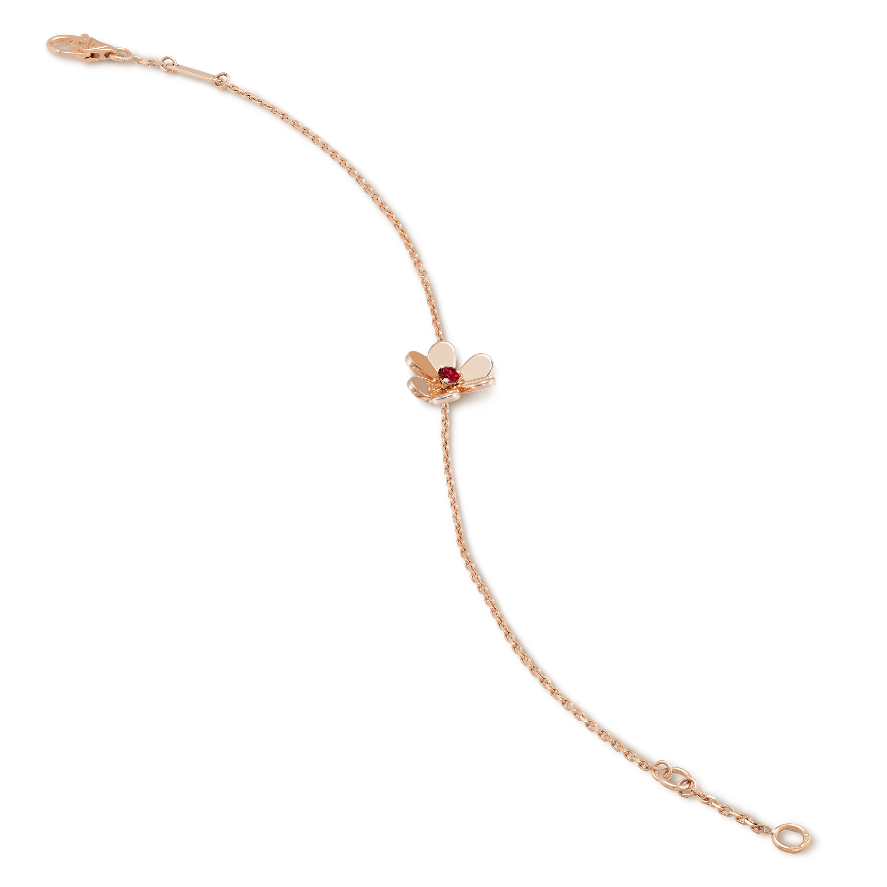 Frivole Ruby Clover Bracelet