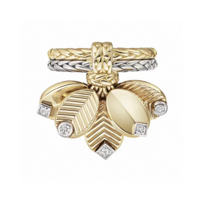 Grain De Café Ring 18K Gold Vermeil