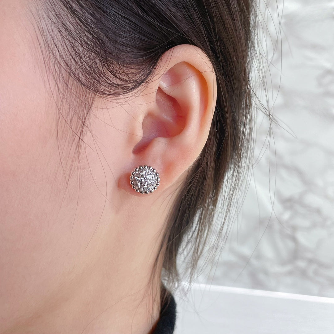 Roostick Perlée Diamonds Earrings