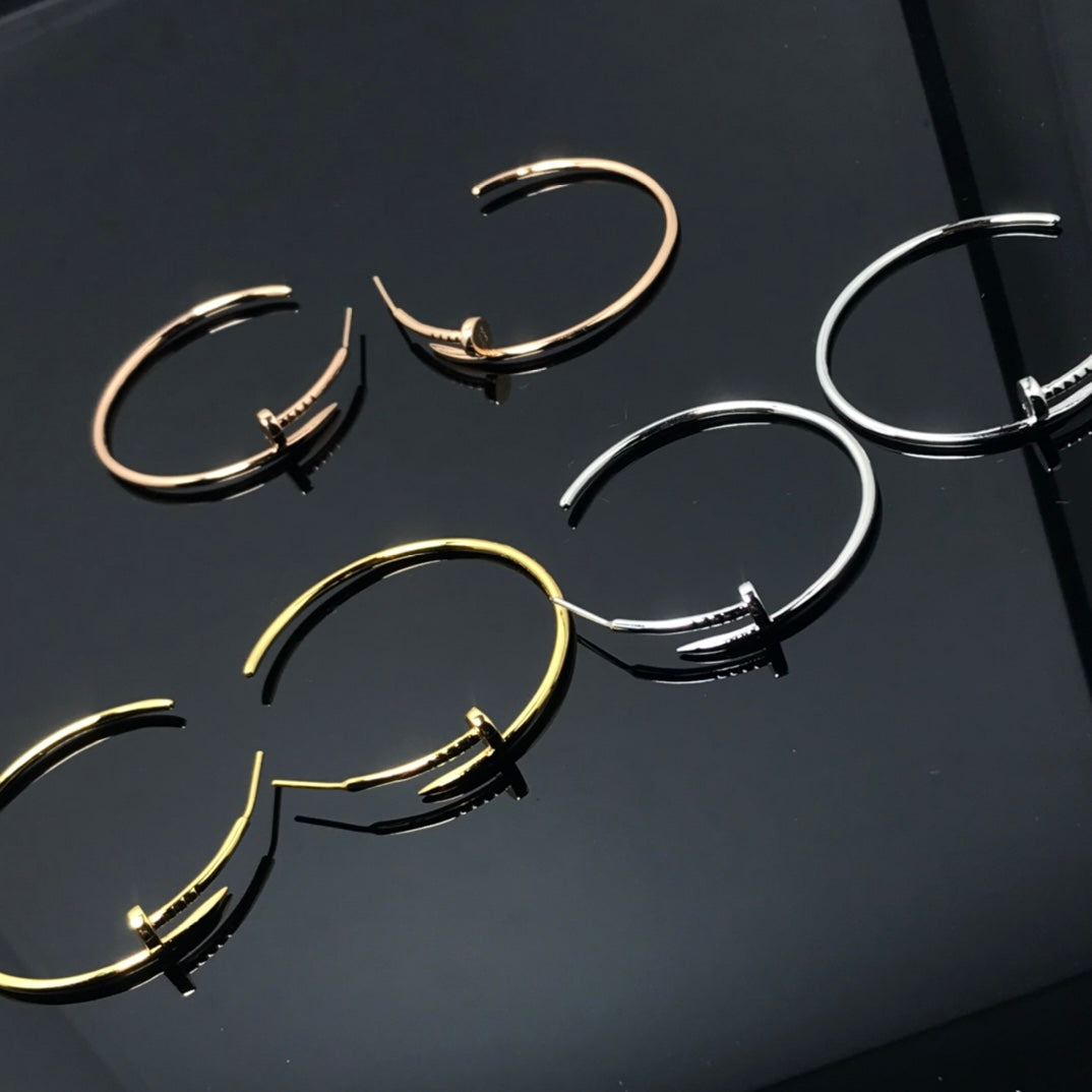 Roostick Juste Un Clou Large Earrings