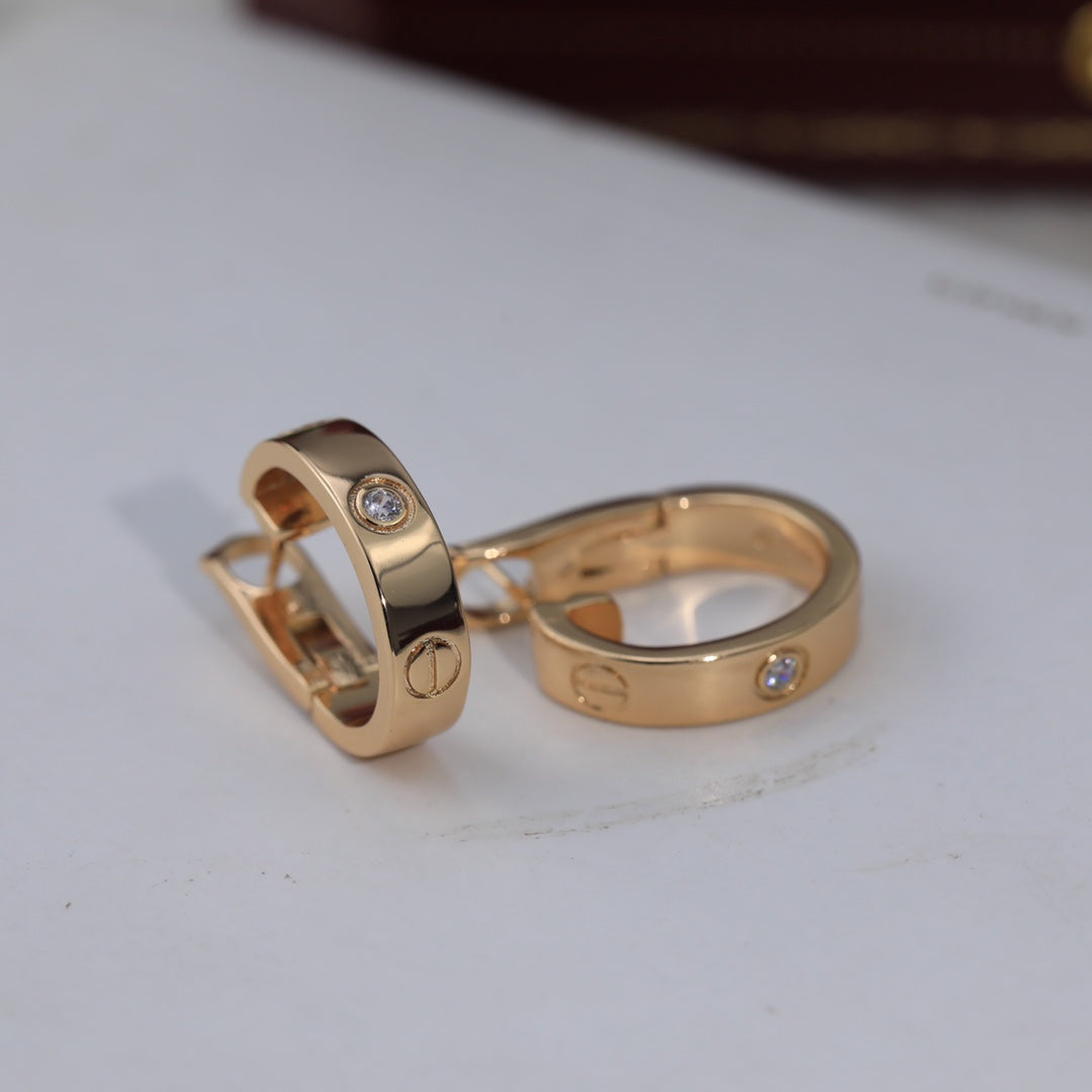 Roostick Love Two Diamonds Earrings