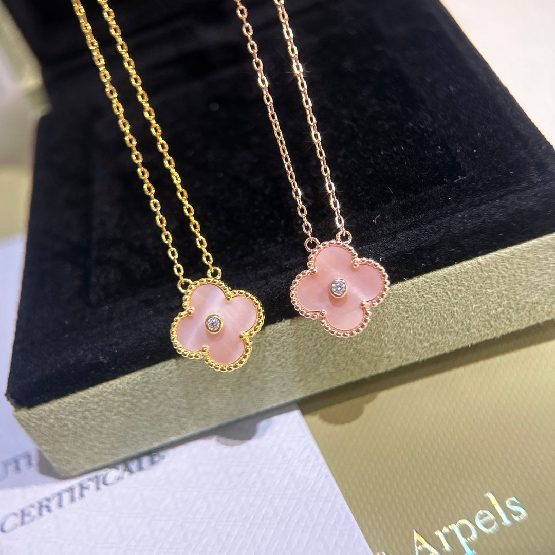 18K Alhambra Pink Necklace