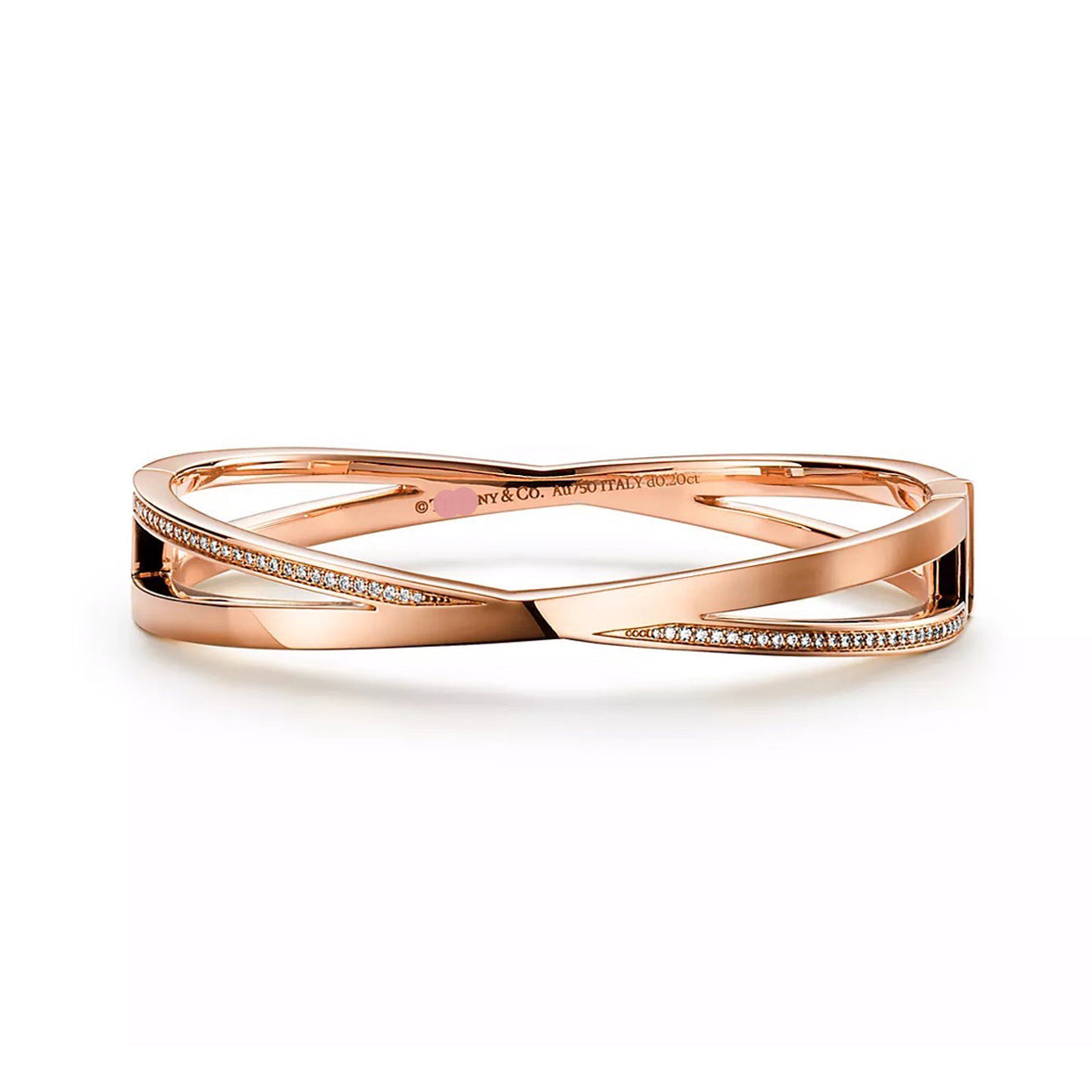 Roostick Atlas X Narrow Hinged Bangle Bracelet