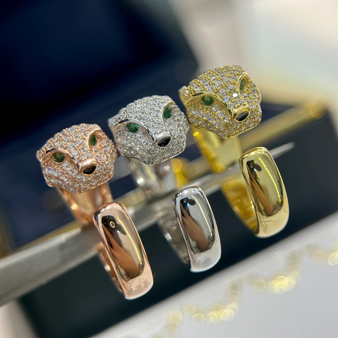 Roostick Panthère De Diamond Ring